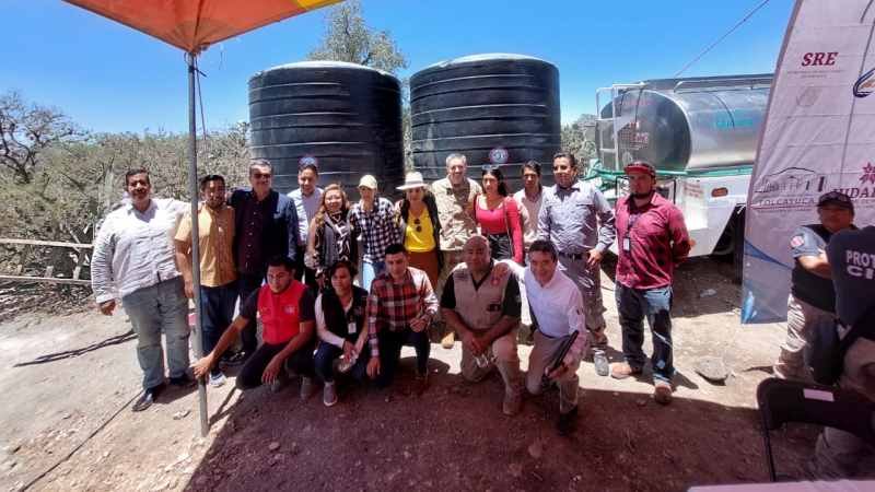 Llevan sistemas de agua potable a comunidades vulnerables de Hidalgo
