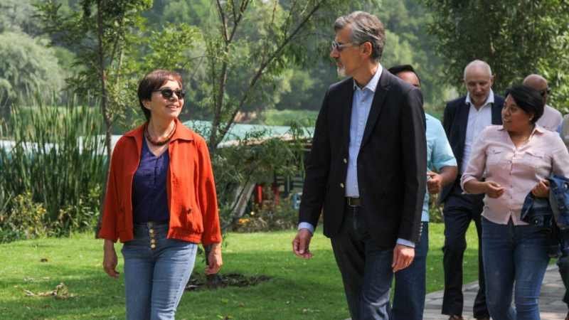 Embajadores de Francia en América recorren Parque Ecológico de Xochimilco