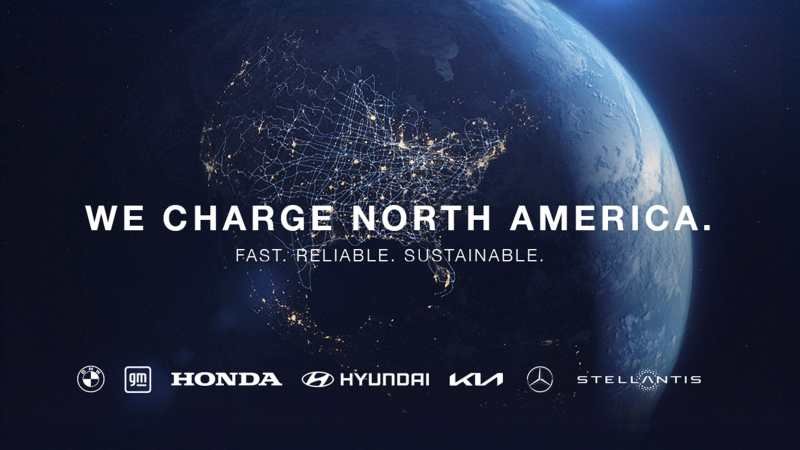 Se unen 7 fabricantes de automóviles para crear una red de carga de alta potencia en América del Norte