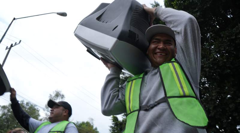 Recolecta Reciclatrón 6.8 toneladas de residuos electrónicos en CDMX